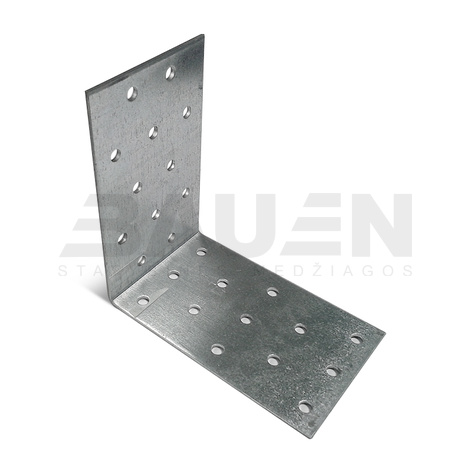 Medienios tvirtinimo elementai | Medinių konstrukcijų kampinis tvirtinimo elementas 100x100x60 mm