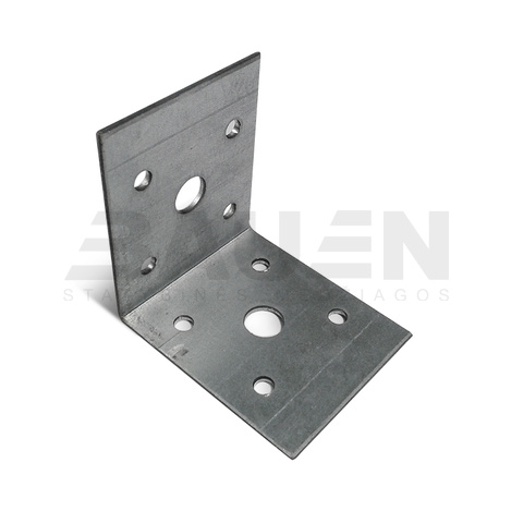Medienios tvirtinimo elementai | Medinių konstrukcijų kampinis tvirtinimo elementas 60x60x50 mm