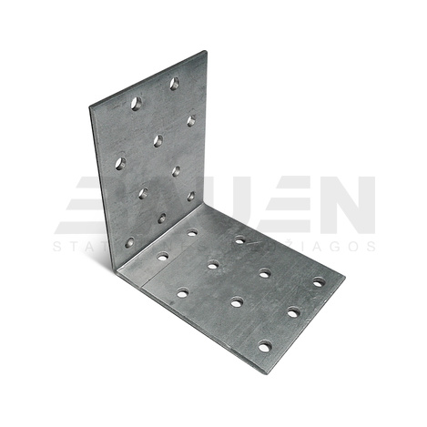 Medienios tvirtinimo elementai | Medinių konstrukcijų kampinis tvirtinimo elementas 80x80x60 mm