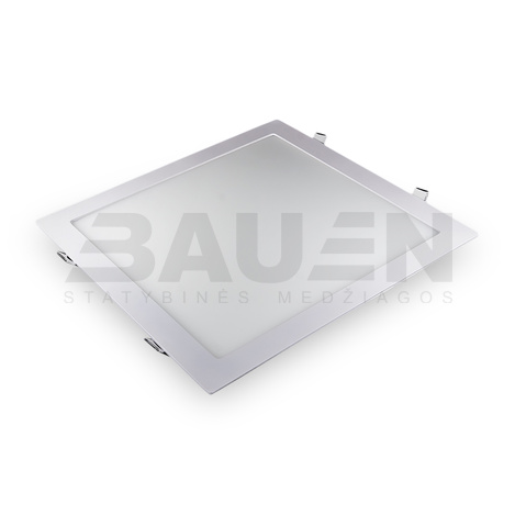 LED šviesos panelės | LED įleidžiama kvadratinė šviesos panelė, 24W 3500K