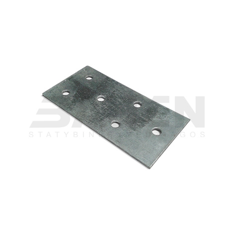 Medienios tvirtinimo elementai | Medinių konstrukcijų montavimo plokštelė 40x80 mm