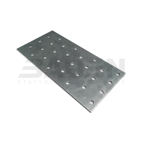 Medienios tvirtinimo elementai | Medinių konstrukcijų montavimo plokštelė  80x160 mm