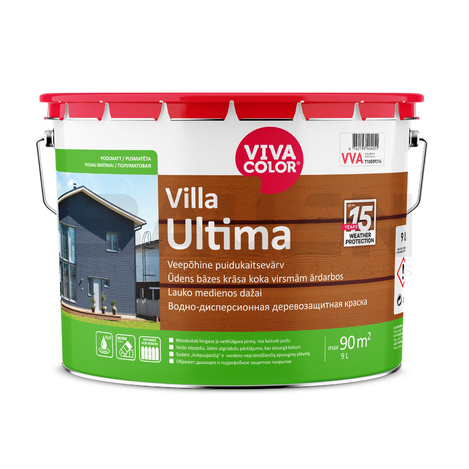 Dažai | Apsauginiai dažai medienai VIVACOLOR Villa Ultima (VVA bazė) 9,0l