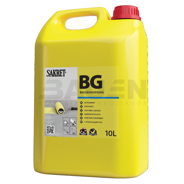 Gruntai Statybinis gruntas SAKRET BG 10l Gruntai