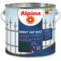 Antikoroziniai metalo dažai ALPINA DIREKT AUF ROST, žali, RAL6005, 750 ml.