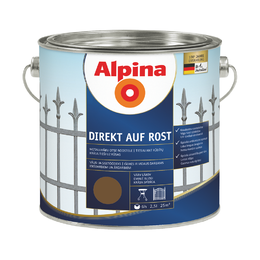 Dažai Alpina Aukso sp. metalo  RAL1036 750 ml