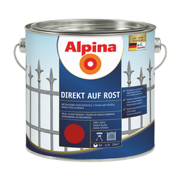 Dažai Alpina raudoni RAL3000 750 ml