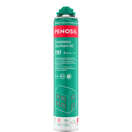 Žieminės sandarinimo putos PENOSIL Installation Gunfoam 65 Winter 191, šviesiai geltonos, 870 ml