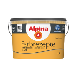 Spalvoti vidaus dažai ALPINA Farbrezepte Happy Weekend 2,5 Ltr.