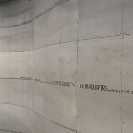 Cemento kompozito plokštė Aquafire, pilka, 12.5x1200x2000mm, 50 vnt