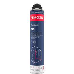 Montažinės sandarinimo putos PENOSIL Gunfoam 146, šviesiai geltona, 750 ml