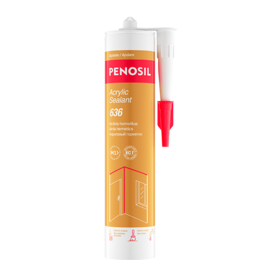 Dažomas akrilinis hermetikas PENOSIL Acrylic Sealant 636, baltas, 280 ml