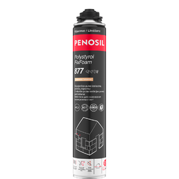 Klijuojančios putos PENOSIL Polystyrol FixFoam 877, oranžinė, 750 ml