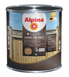 Medienos dažyvė ALPINA AQUA HOLZLASUR 30 Kiefer, pušis 10 Ltr.
