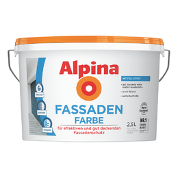 Fasadiniai dažai ALPINA FassadenFarbe 10 Ltr.