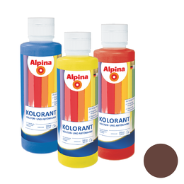 Dažai rankiniam tonavimui Alpina Kolorant Dunkelbraun, tams. ruda, 500 ml.