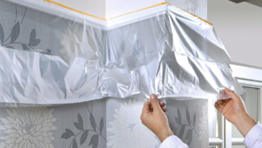 Apsauginė plėvelė TESA Easy Cover Precision Standard (4402), 33 m x 2100 mm., 3mėn. viduje, 1 mėn. lauke
