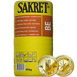 Grindų paklotas-betonas SAKRET BE 40 kg