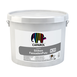 Dekoratyvinis silikoninis tinkas Caparol Silikon FassadenPutz K15 (samanėlė 1,5mm) 25 Kg., balta