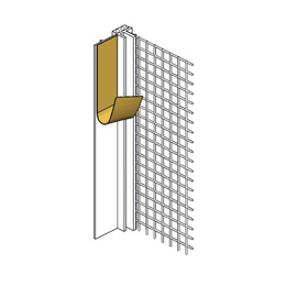 PVC deformacinis profilis EJOT 108 plus (su tinkleliu) (2,4 m)