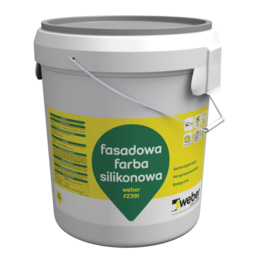Silikoniniai fasadiniai dažai WEBER FZ391, balti, 25 Kg.