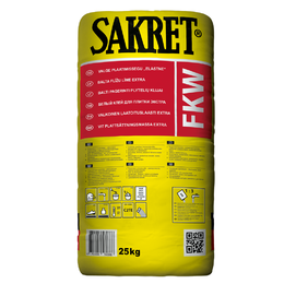 Klijai plytelėms SAKRET FKW, balti, 25 Kg.