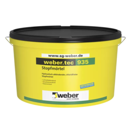 Hidrauliškai kietėjantis užtaisymo skiedinys WEBER.TEC 935, be chloridų, 10 Kg.