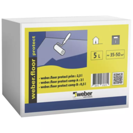 Apsauginis matinis impregnantas WEBERFLOOR PROTECT spalvotoms liejamoms grindims (komplektas), 5 Ltr.