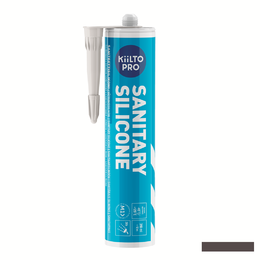 Silikonas KIILTO Pro Sanitary, 38 ground brown, 310 ml.