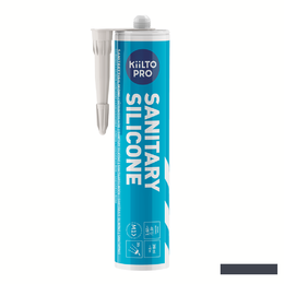Silikonas KIILTO Pro Sanitary, 48 Antracite, 310 ml.