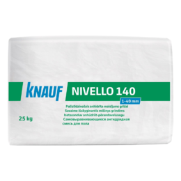 Savaime išsilyginantis grindų mišinys KNAUF Nivello 140 (1-40mm) 25 Kg.