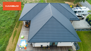 Modulinė skarda Moderno 0,5mm MAT RAL8017 (0,805 m2)