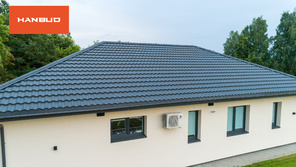 Modulinė skarda Moderno 0,5mm MAT RAL8017 (0,805 m2)