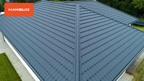 Modulinė skarda Moderno 0,5mm MAT RAL7016 (0,805 m2)
