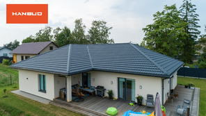 Modulinė skarda Moderno 0,5mm MAT RAL8017 (0,805 m2)