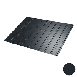 Perforuota, ventiliuojama skarda pakalimams T-7 WIND (0,47mm), tams. pilka, matinė (RAL7016)