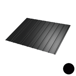 Perforuota, ventiliuojama skarda pakalimams T-7 WIND (0,47mm), juoda matinė (RAL9005)