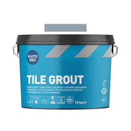 Keramikinių ir klinkerinių plytelių siūlių glaistas (1-6 mm.) KIILTO Pro Tile grout, 42 Steel, 10 kg.