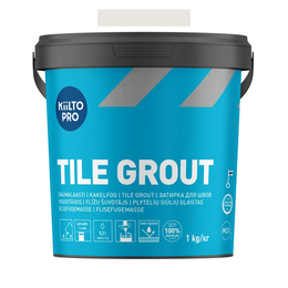 Keramikinių ir klinkerinių plytelių siūlių glaistas (1-6 mm.) KIILTO Pro Tile grout, 11 Linnen, 1 kg.