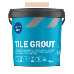 Keramikinių ir klinkerinių plytelių siūlių glaistas (1-6 mm.) KIILTO Pro Tile grout, 29 Light beige, 1 kg.