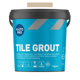Keramikinių ir klinkerinių plytelių siūlių glaistas (1-6 mm.) KIILTO Pro Tile grout, 81 Khaki brown, 1 kg.