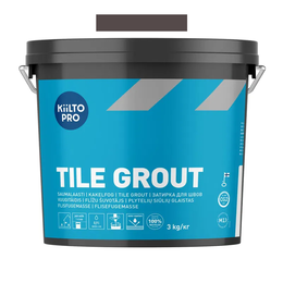 Keramikinių ir klinkerinių plytelių siūlių glaistas (1-6 mm.) KIILTO Pro Tile grout, 38 Ground brown, 3 kg.