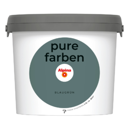 Spalvoti vidaus dažai Alpina Pure Farben Blaugrün 2,5 Ltr.