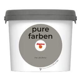 Spalvoti vidaus dažai Alpina Pure Farben Felsgrau 2,5 Ltr.