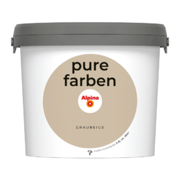 Spalvoti vidaus dažai Alpina Pure Farben Graubeige 2,5 Ltr.