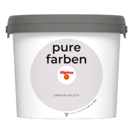Spalvoti vidaus dažai Alpina Pure Farben Grauviolett 2,5 Ltr.