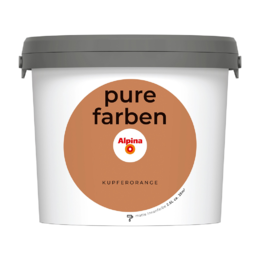 Spalvoti vidaus dažai Alpina Pure Farben Kupferorange 2,5 Ltr.