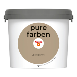 Spalvoti vidaus dažai Alpina Pure Farben Lehmbraun 2,5 Ltr.