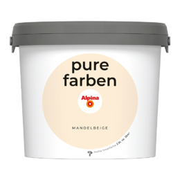 Spalvoti vidaus dažai Alpina Pure Farben Mandelbeige 2,5 Ltr.