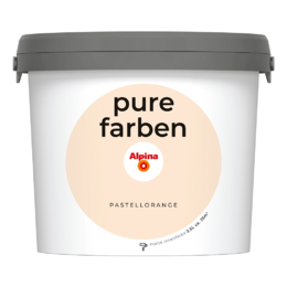 Spalvoti vidaus dažai Alpina Pure Farben Pastellorange 2,5 Ltr.